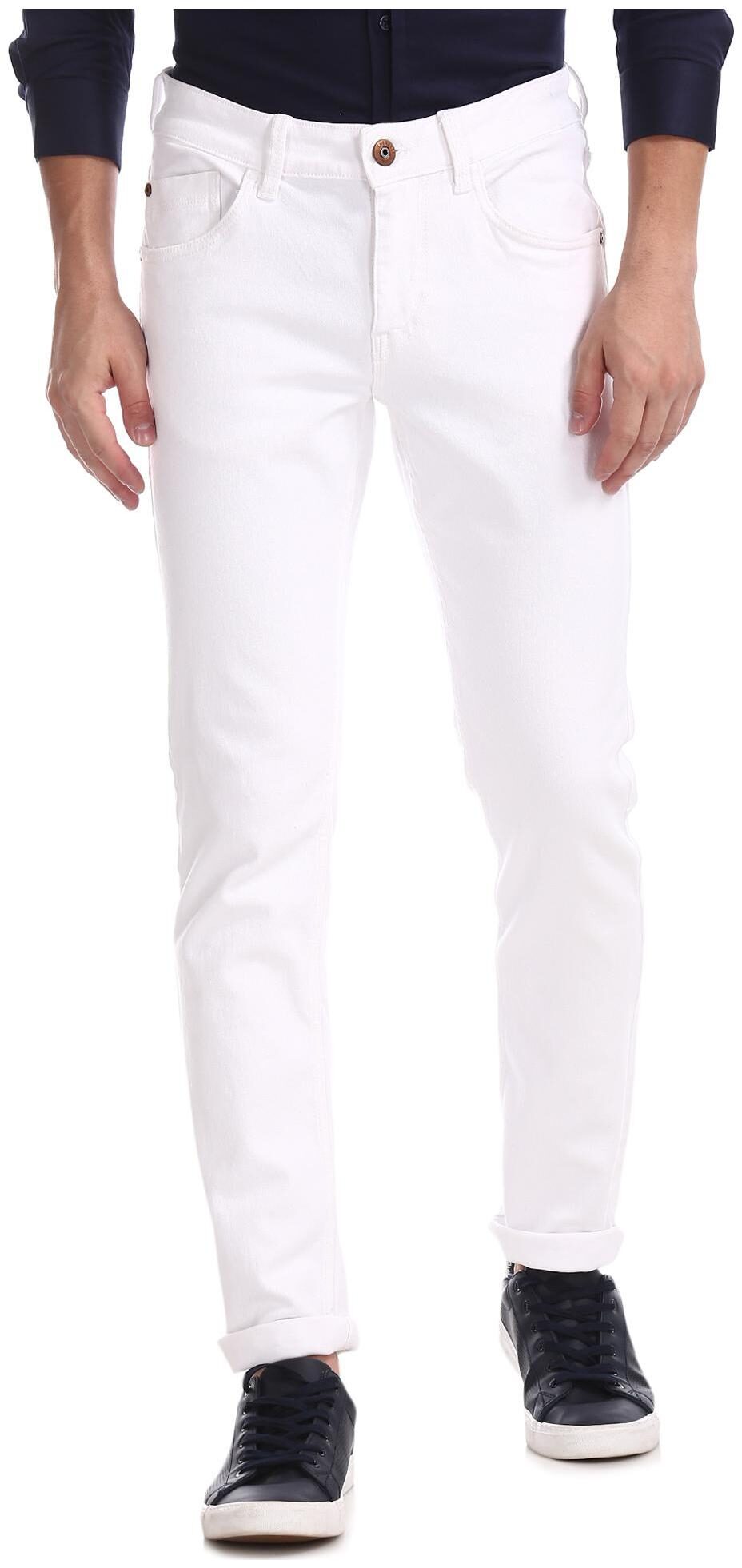 

CHEROKEE Men White Skinny Fit Jeans