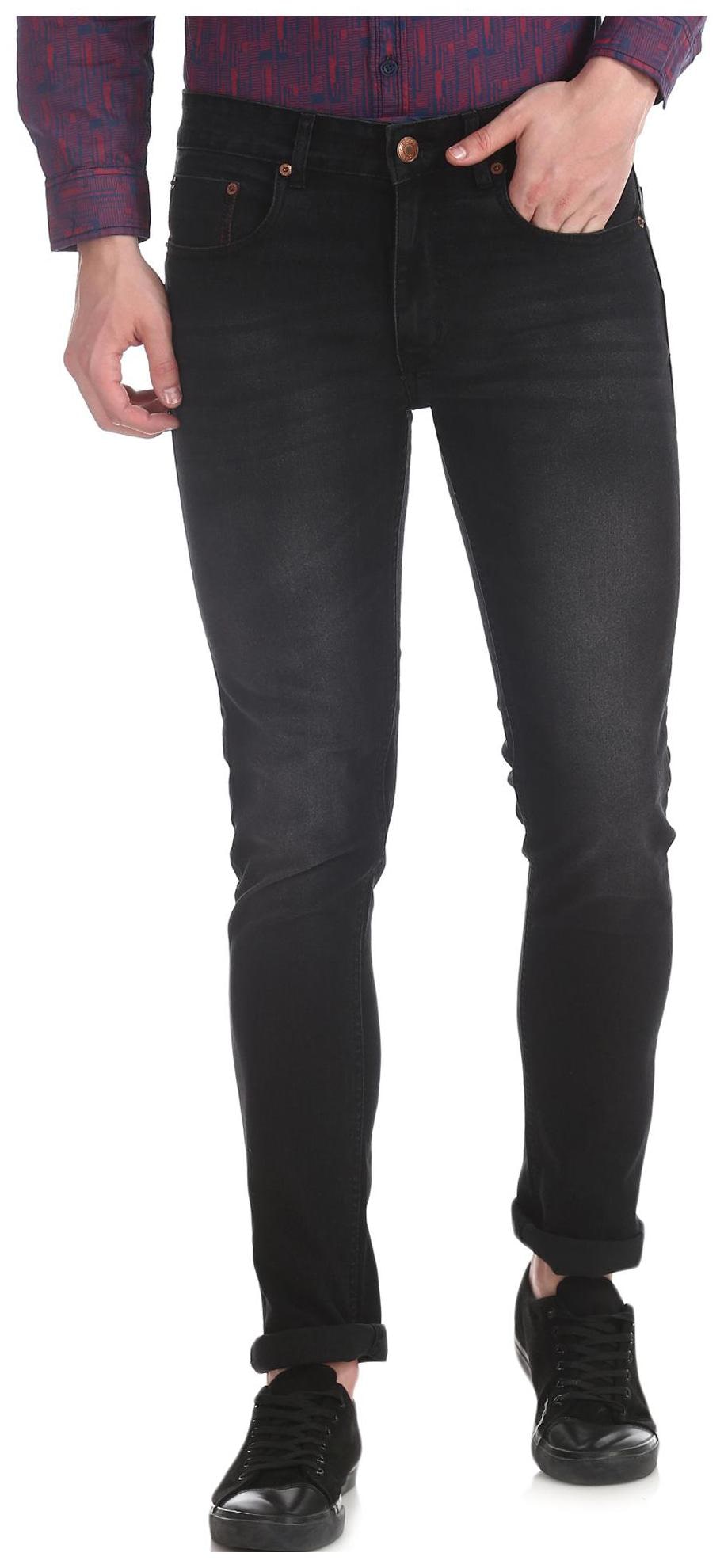 

CHEROKEE Men Black Slim Fit Jeans