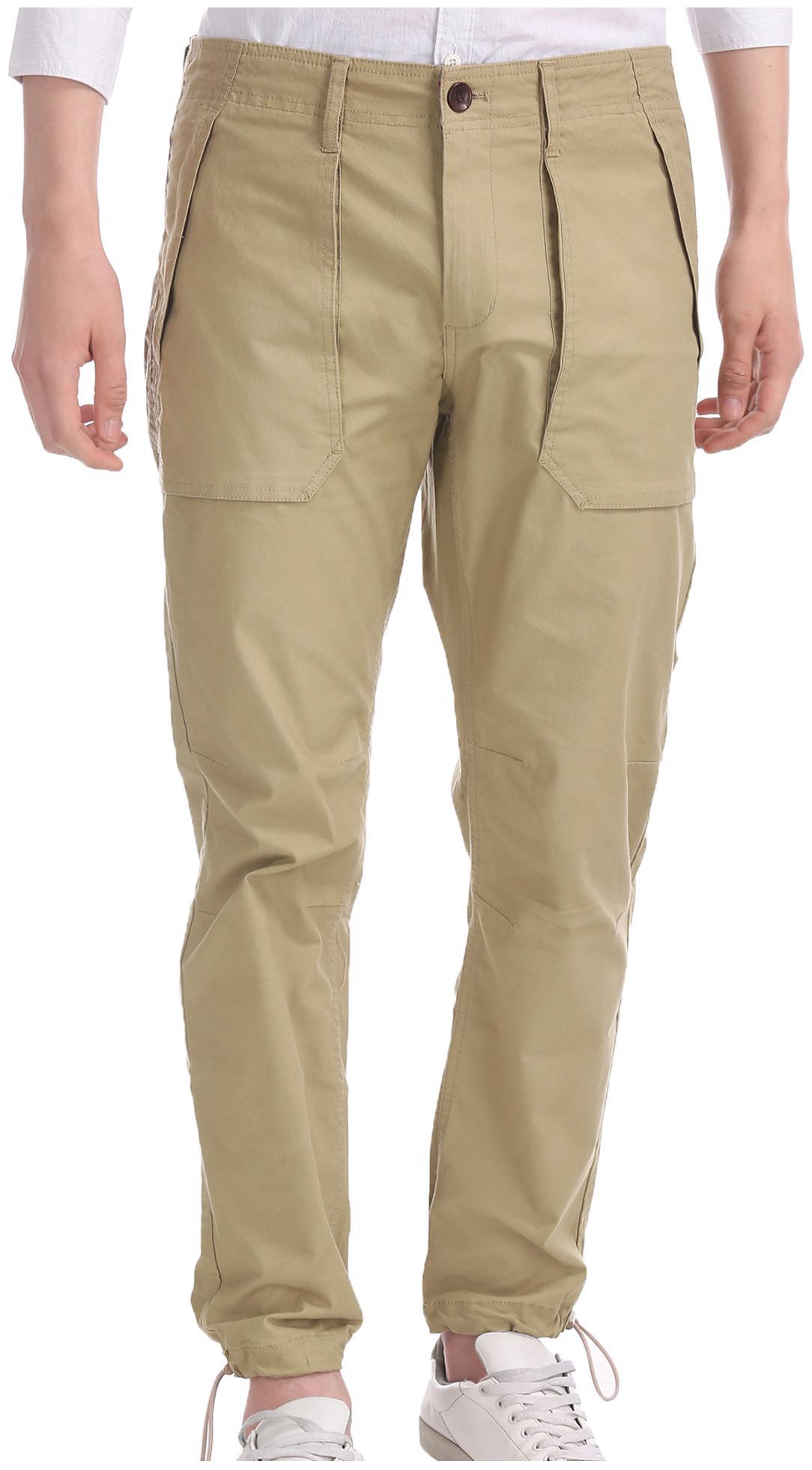 

CHEROKEE Men Beige Solid Regular fit Joggers