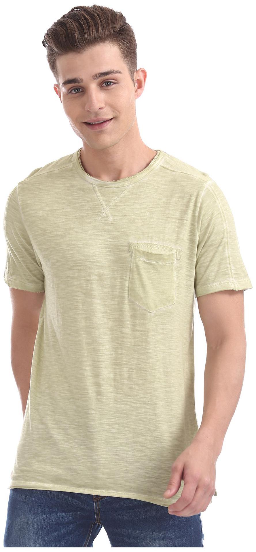 

CHEROKEE Men Grey Regular fit Cotton Round neck T-Shirt - Pack Of 1