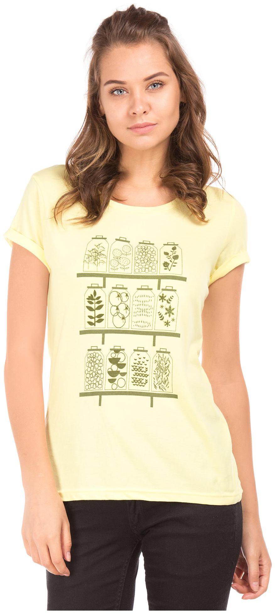 

CHEROKEE Women Yellow Regular fit Round neck Cotton T shirt