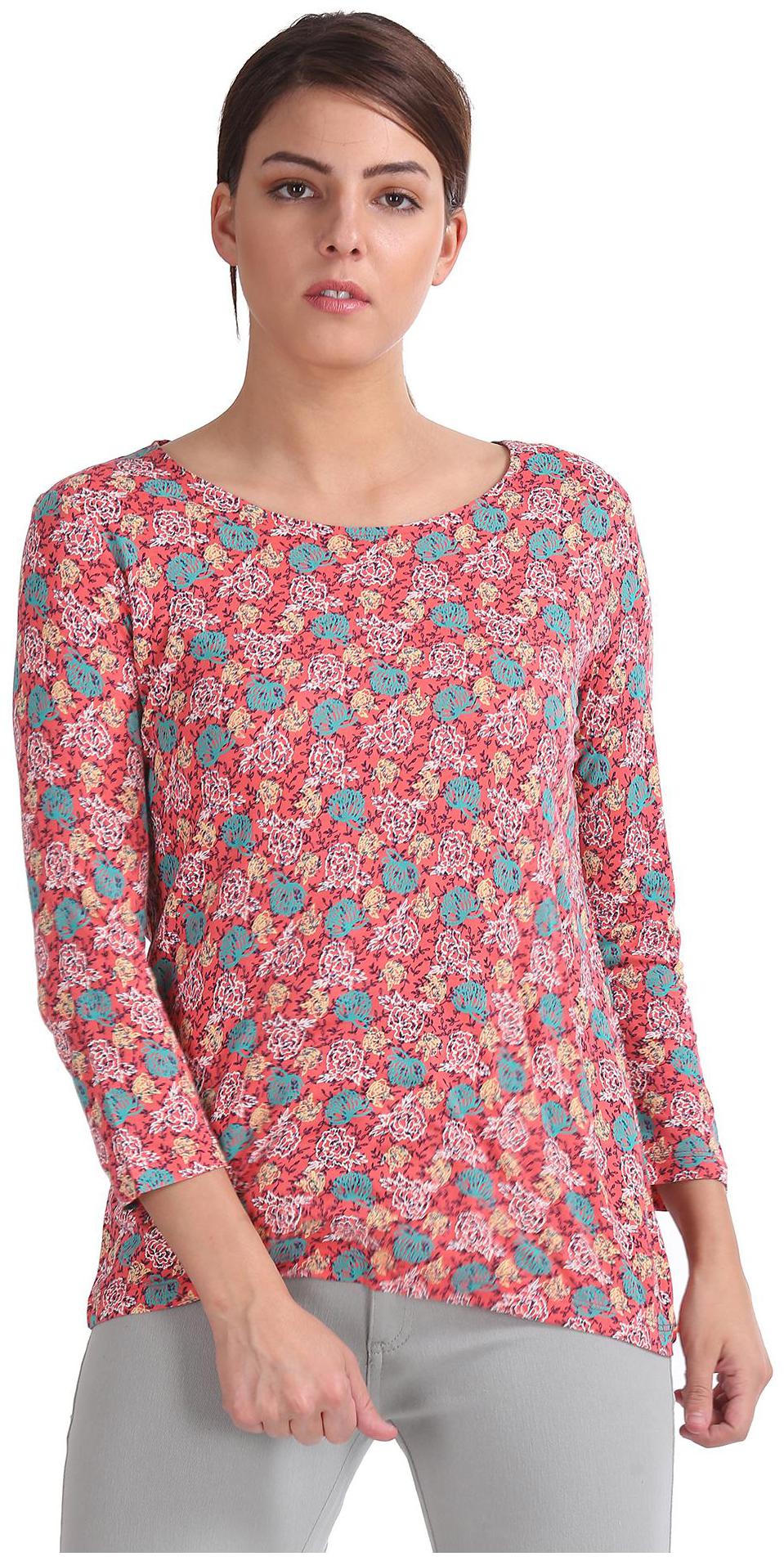 

CHEROKEE Women Printed Regular top - Red