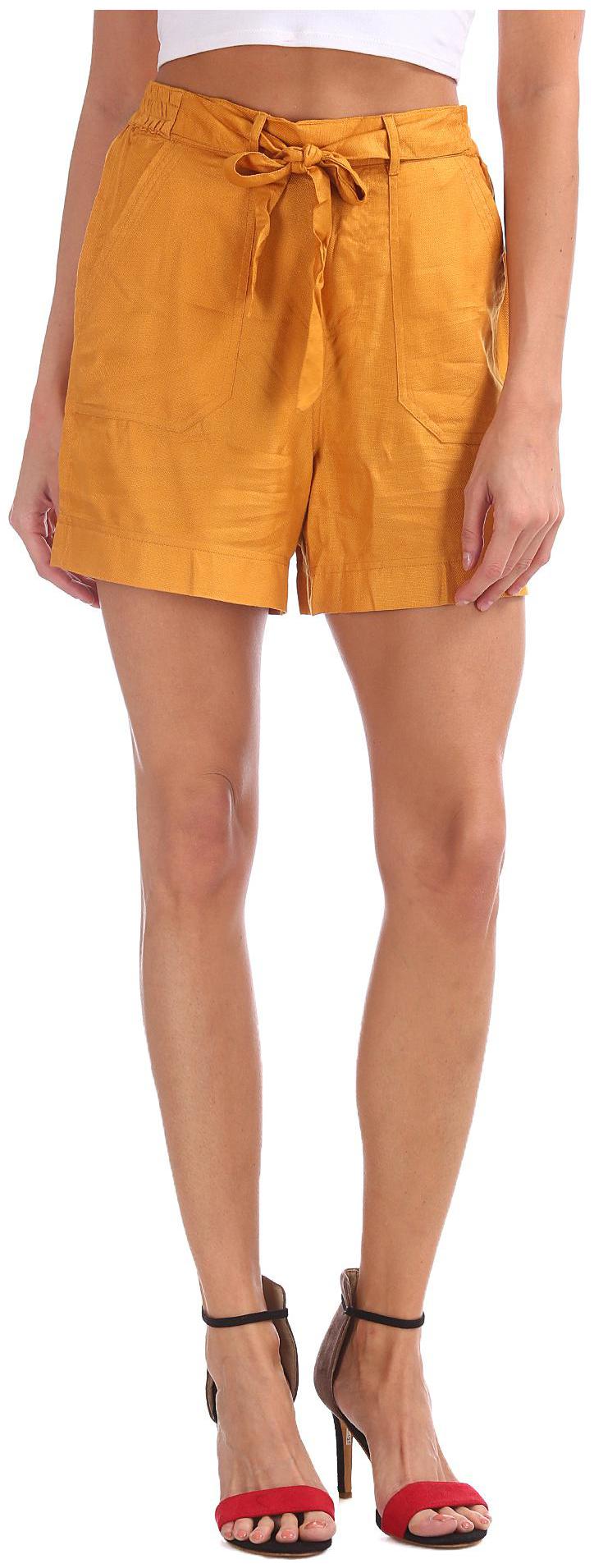 

CHEROKEE Women Self design Regular shorts - Yellow