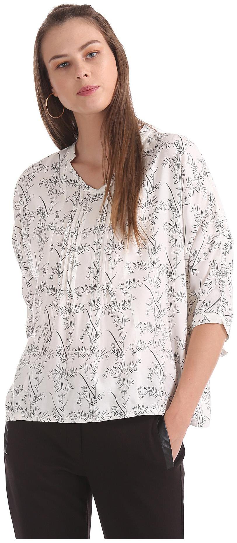 

CHEROKEE Women Printed Regular top - White