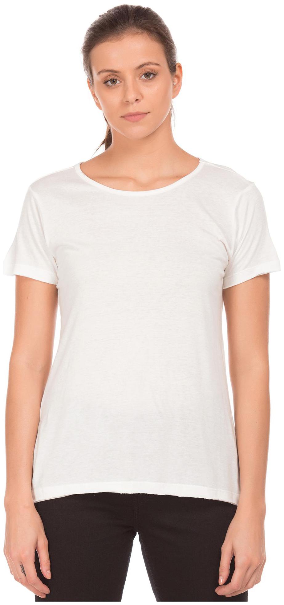 

CHEROKEE Women White Regular fit Round neck Cotton T shirt