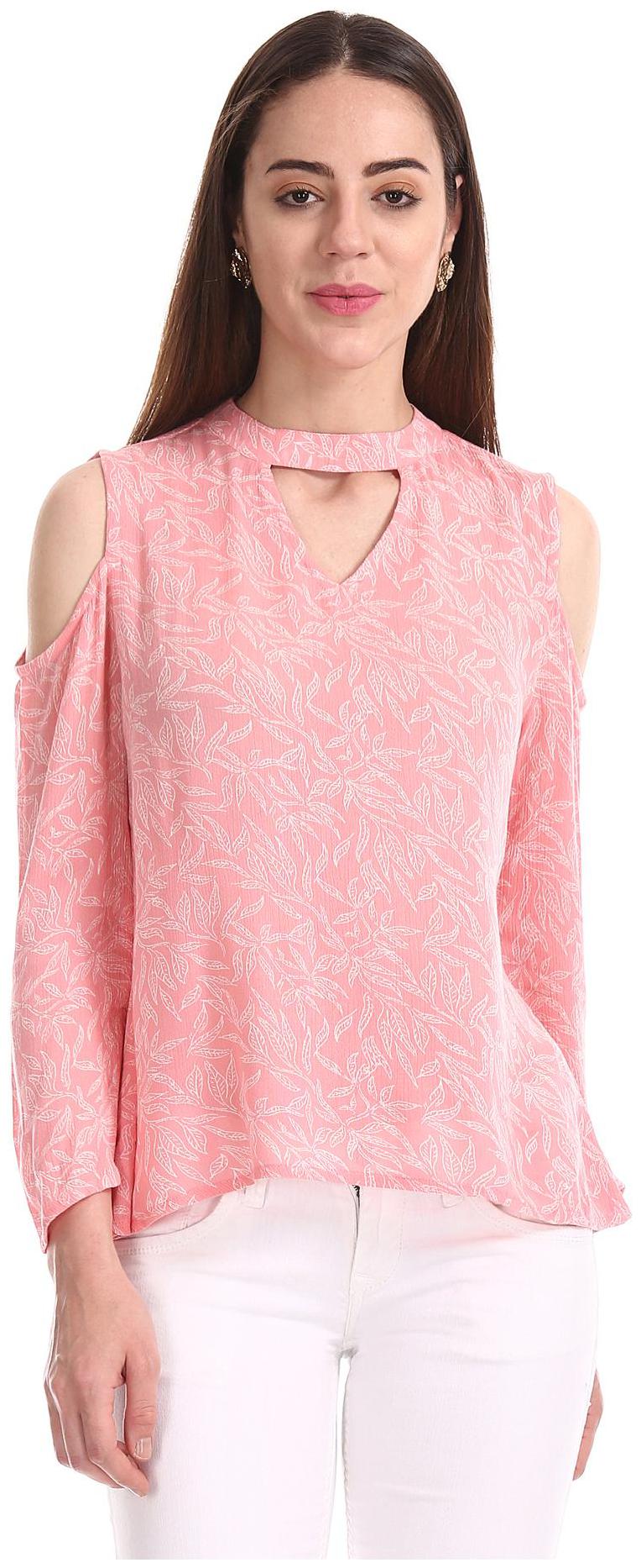 

CHEROKEE Women Printed Regular top - Pink