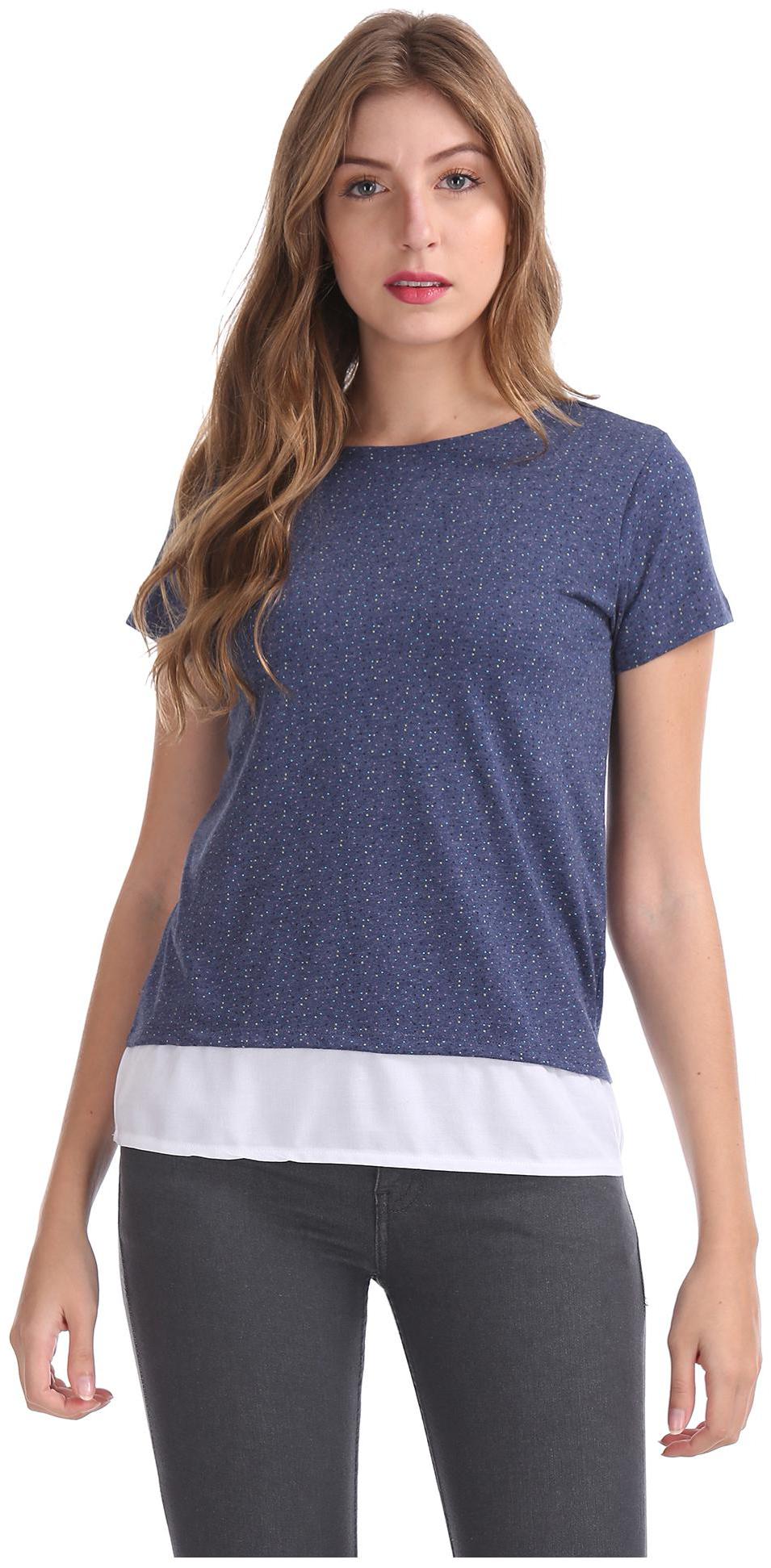 

CHEROKEE Women Printed Regular top - Blue