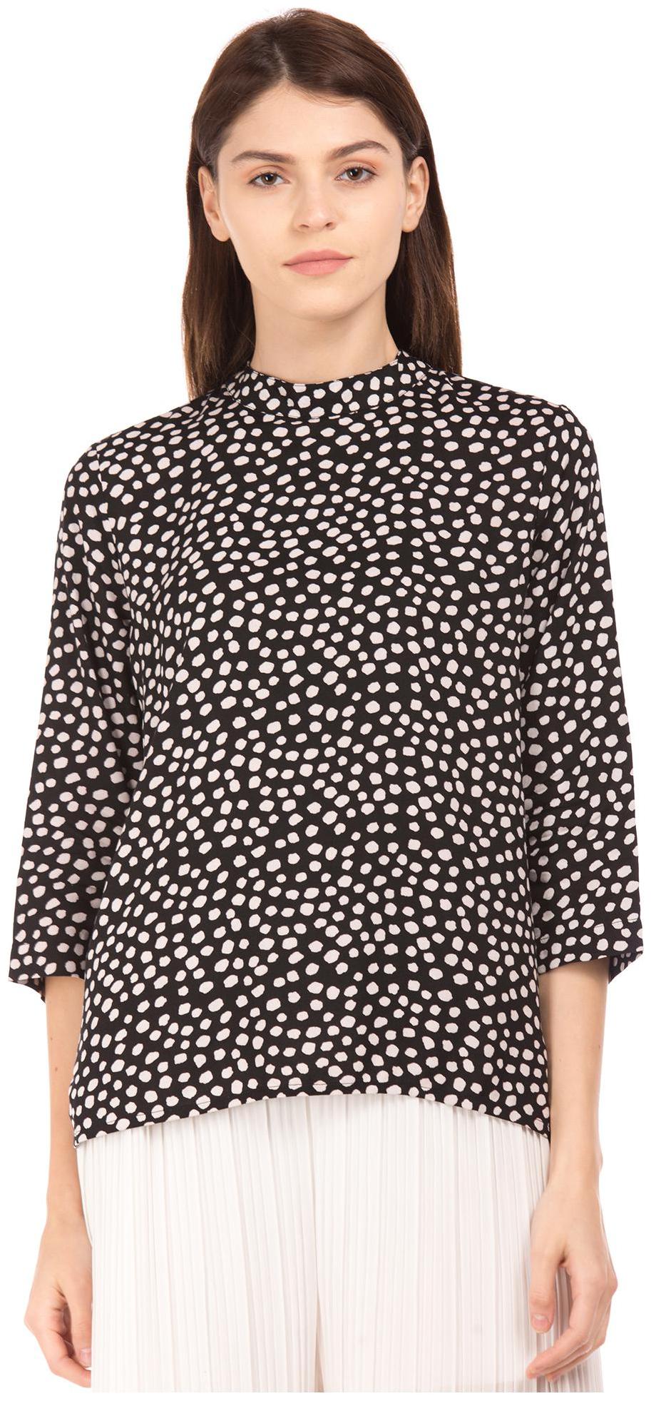 

CHEROKEE Women Printed Regular top - Black