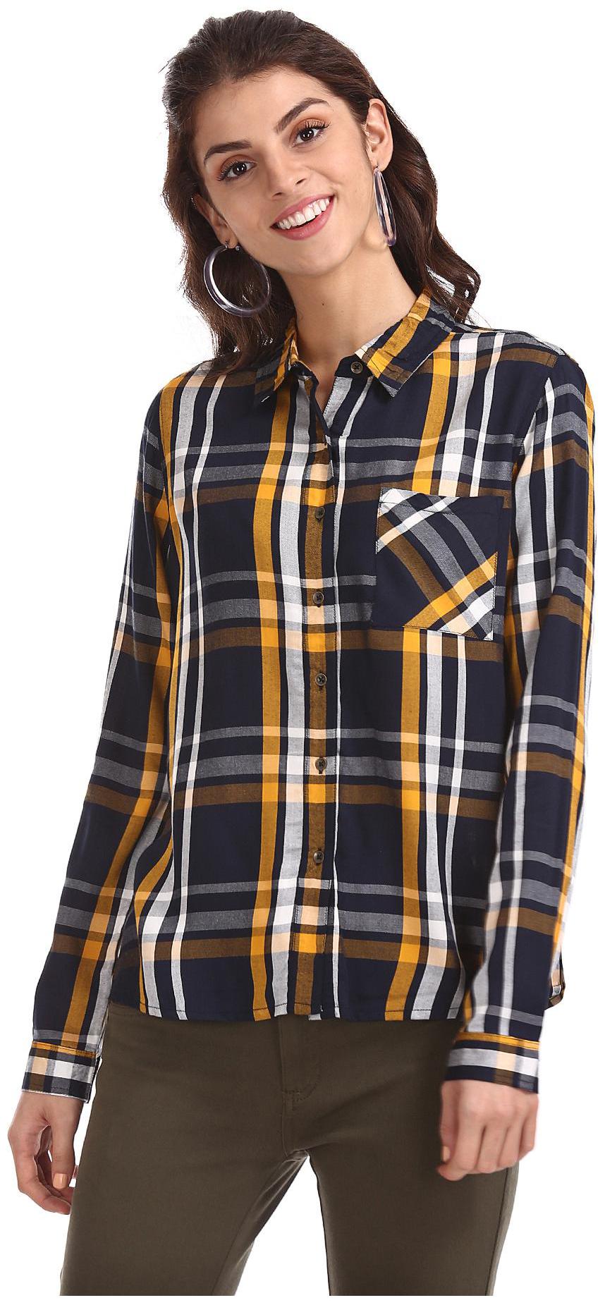 

CHEROKEE Women Multi Checked Regular Fit Shirt