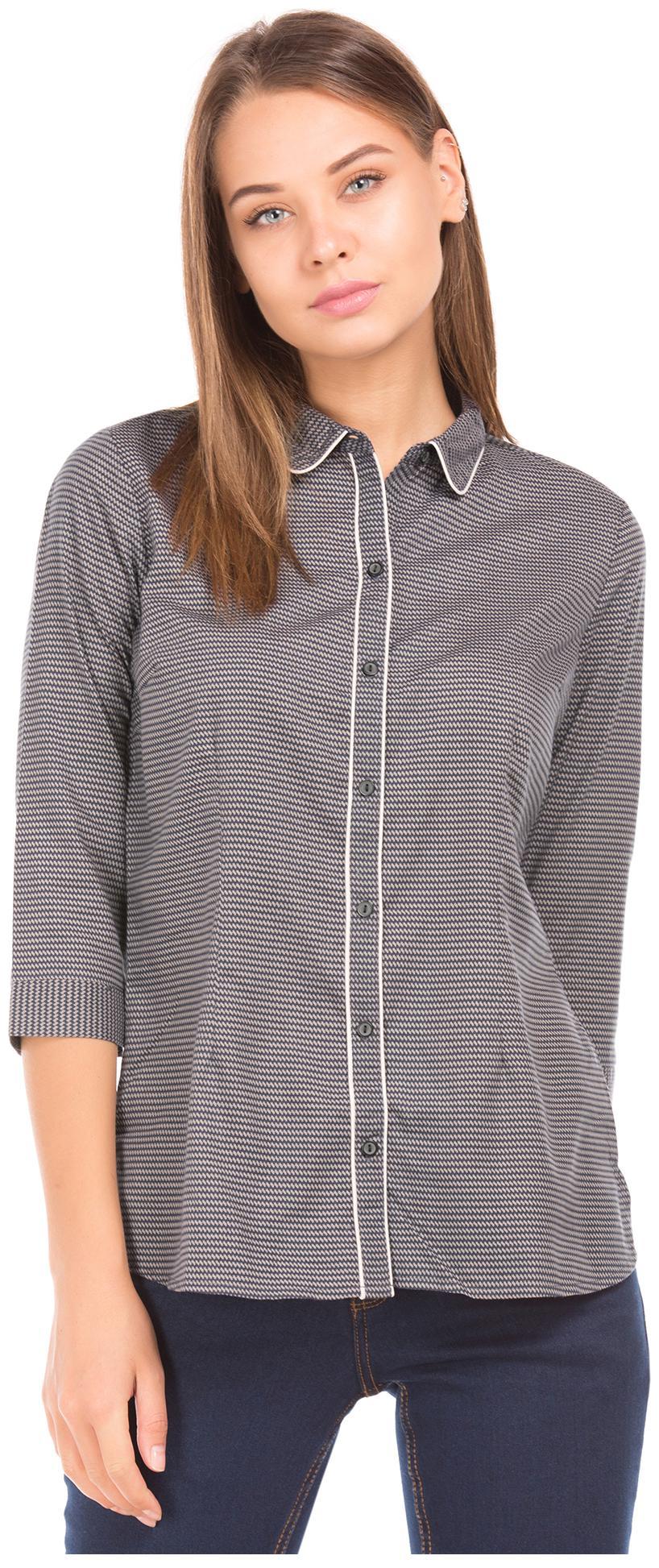 

CHEROKEE Women Blue Printed Regular Fit Shirt