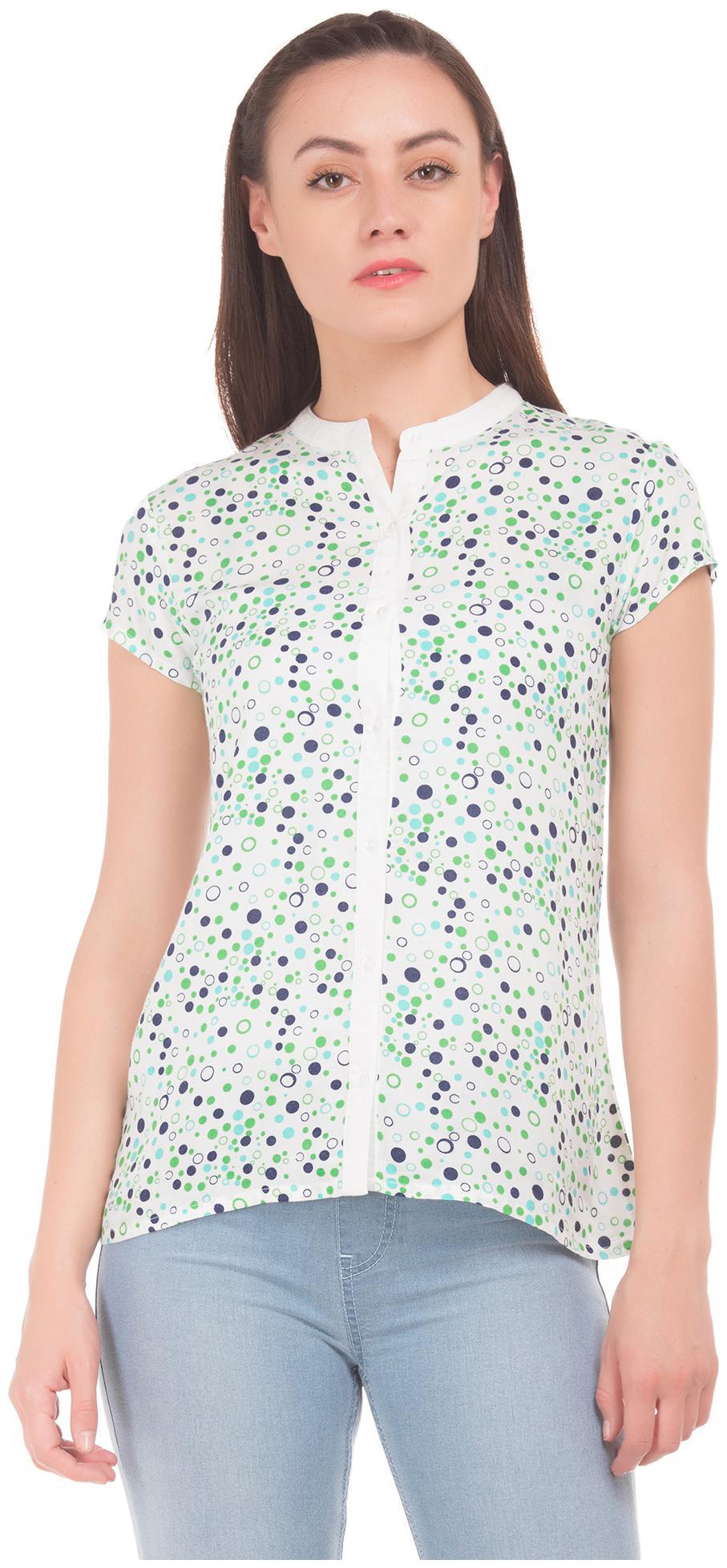 

CHEROKEE Women Printed Regular top - White