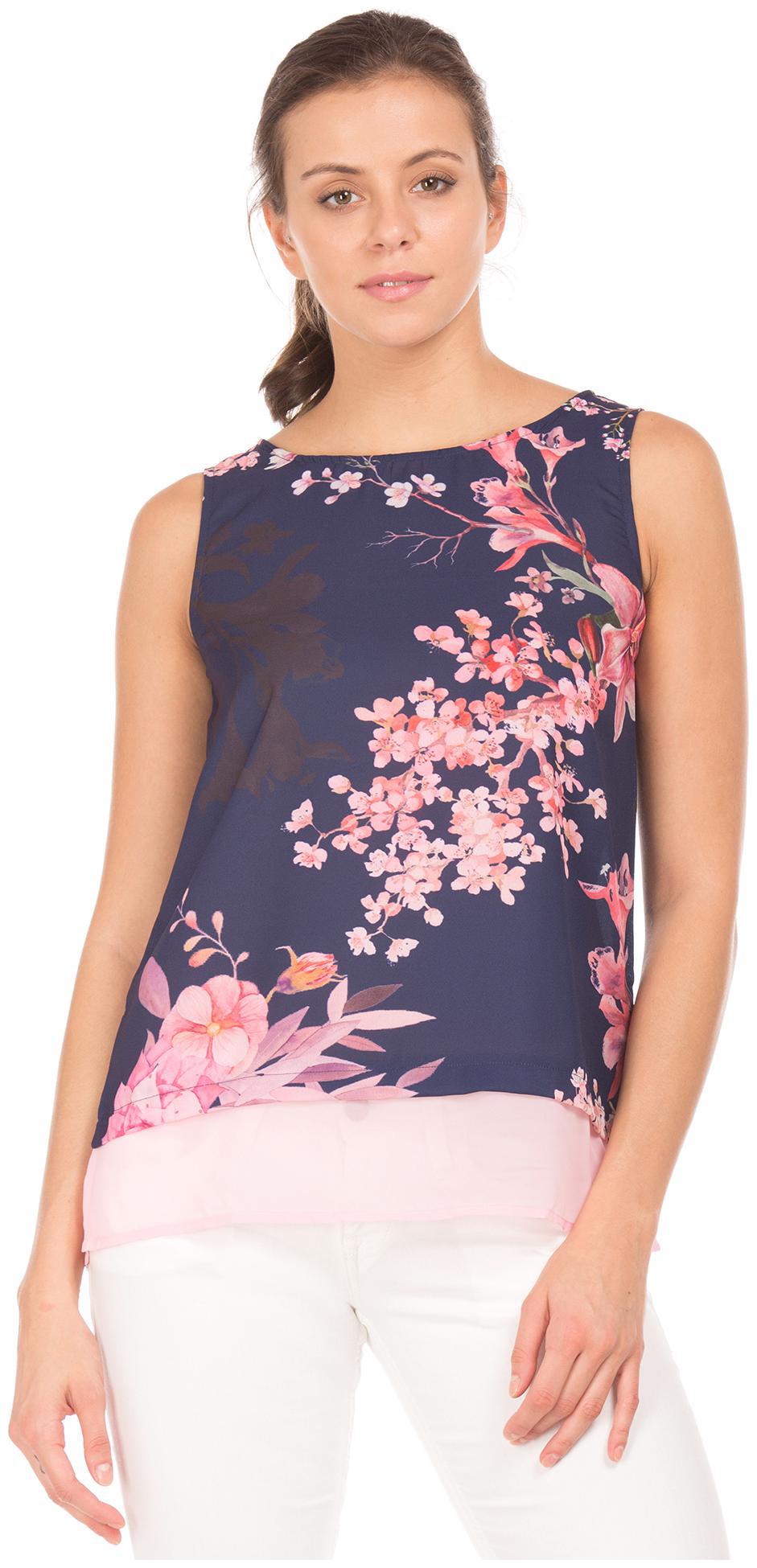

CHEROKEE Women Printed Regular top - Blue