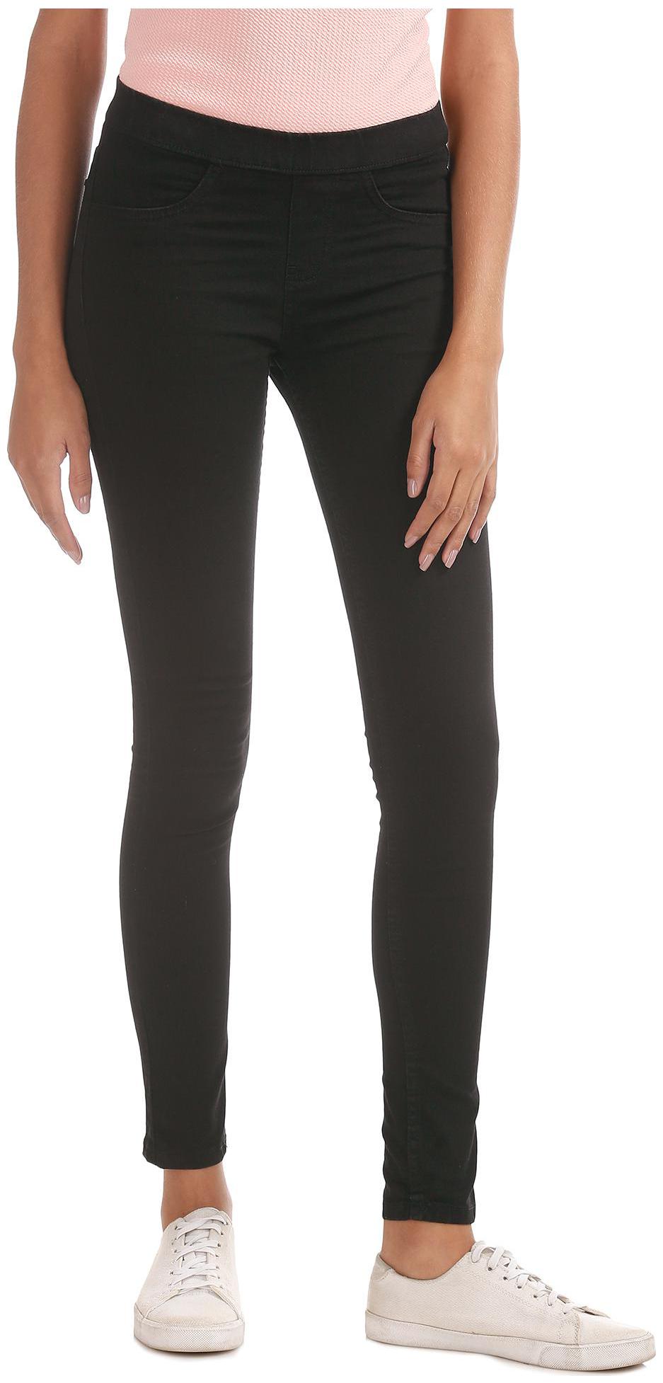 

CHEROKEE Women Black Relaxed fit Jegging