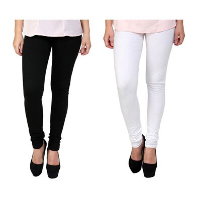 

Women s Black And White Pack Of 2 Legging