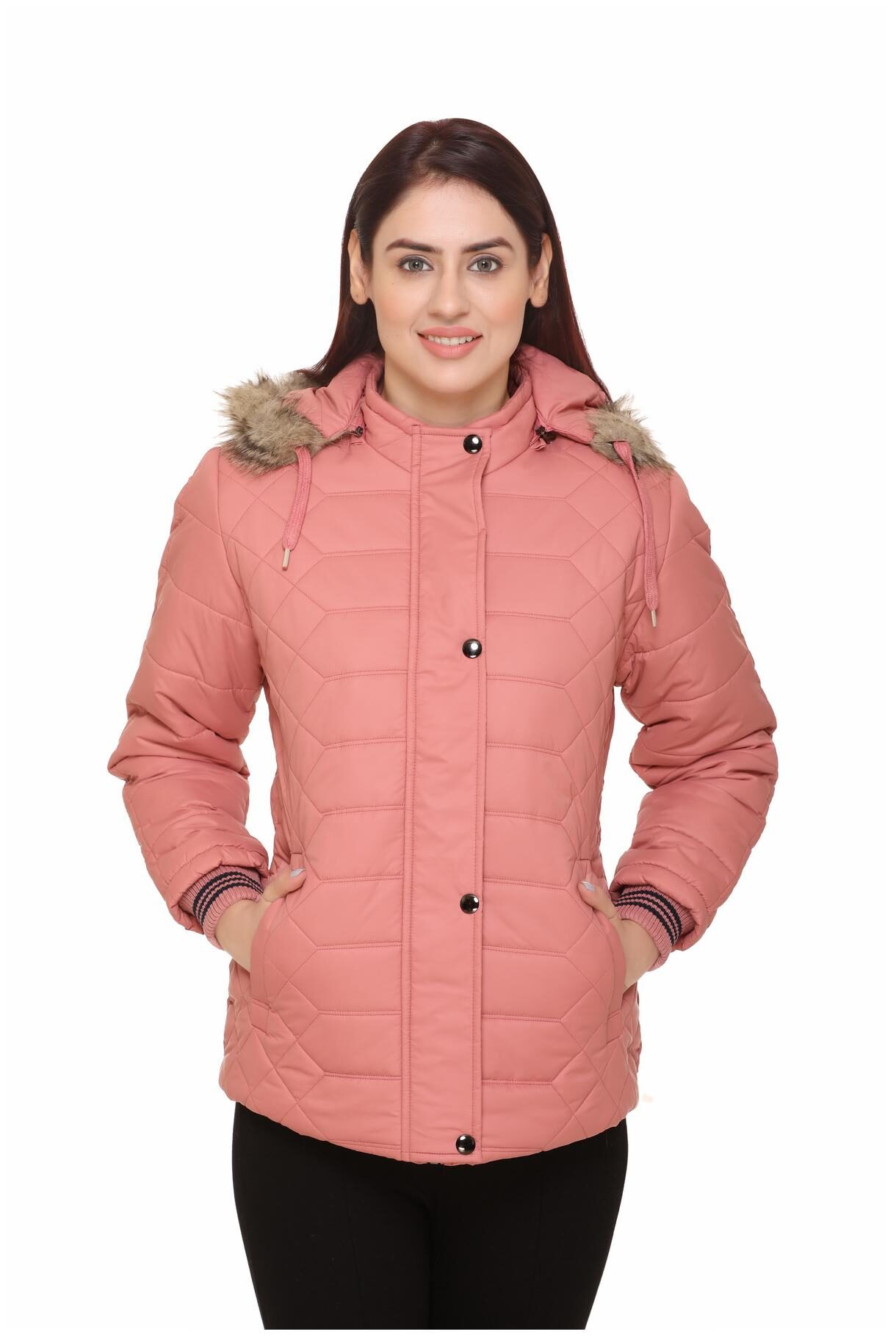 

Chill Fighter Women Solid Regular Jacket - Pink