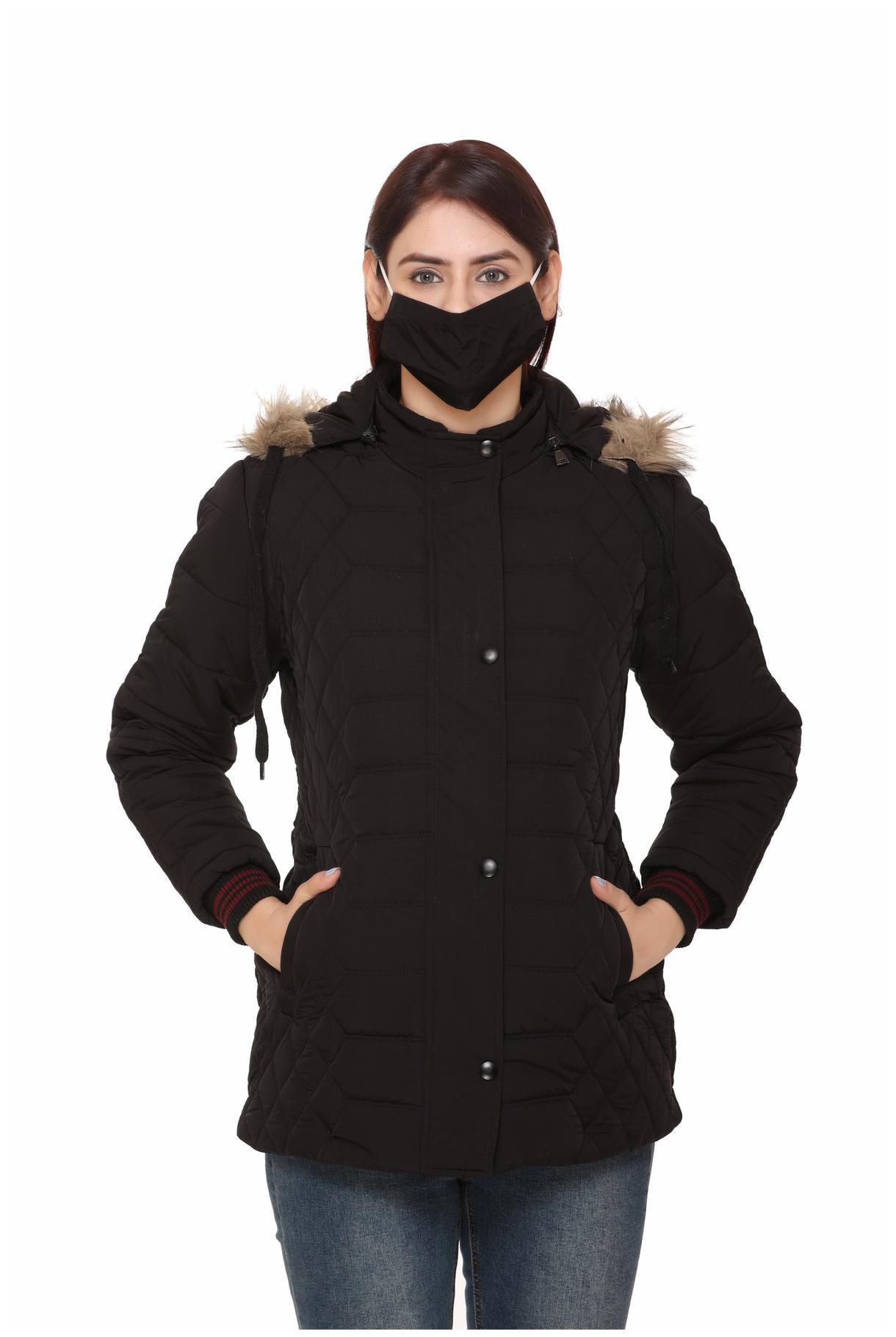 

Chill Fighter Women Solid Regular Jacket - Black