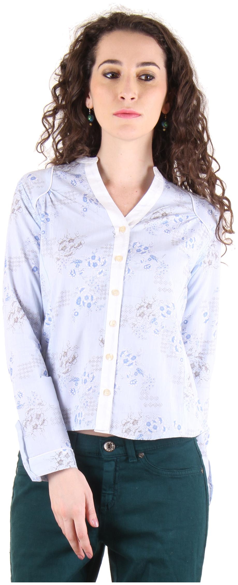 

CHIMERA Women Blue Printed Regular Fit Shirt