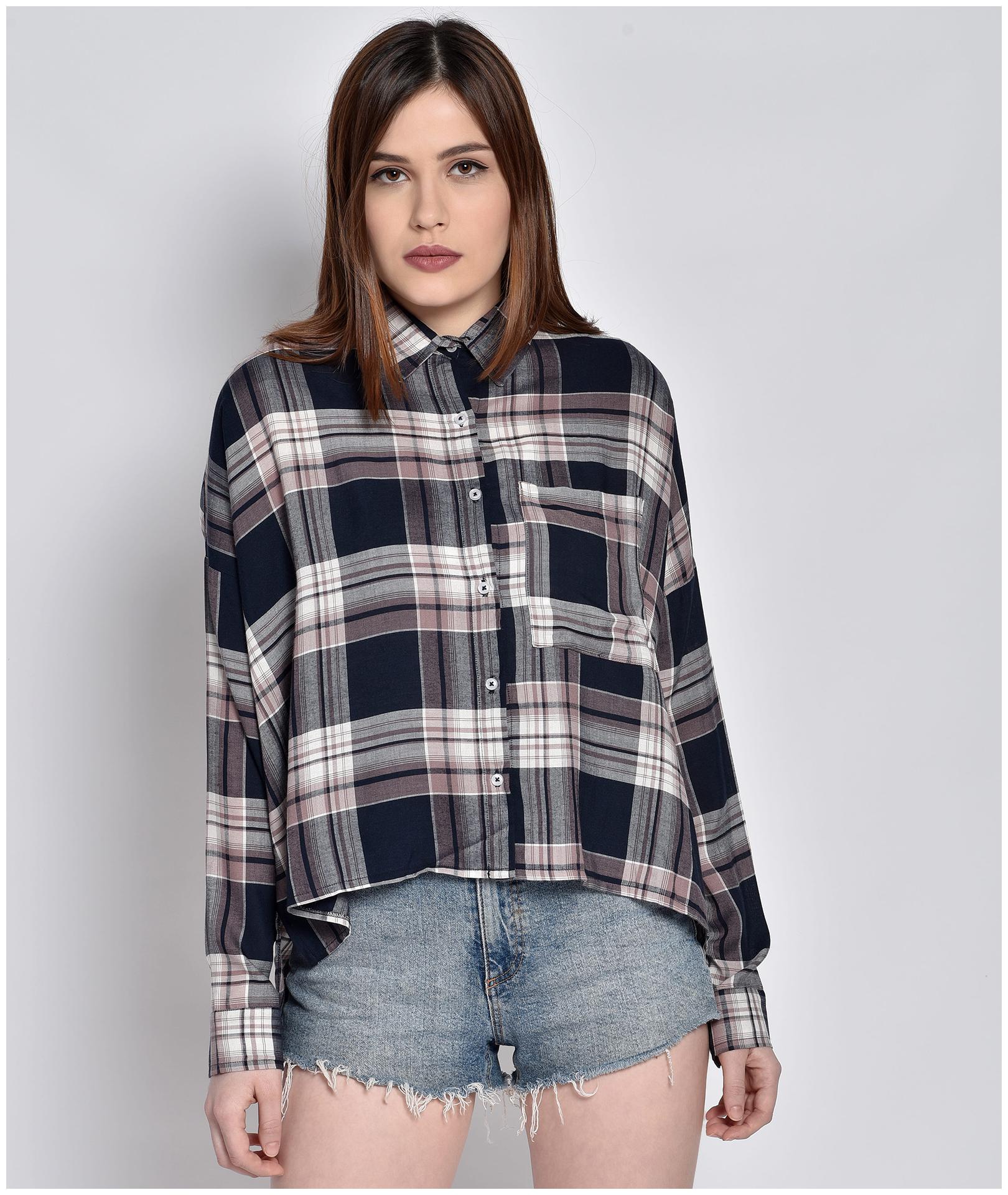 

Chimpaaanzee Women Checked Shirt style - Multi