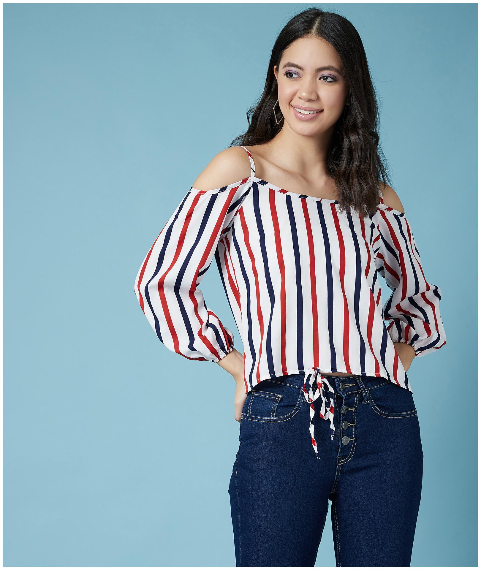 

Chimpaaanzee Women Striped Regular top - Multi