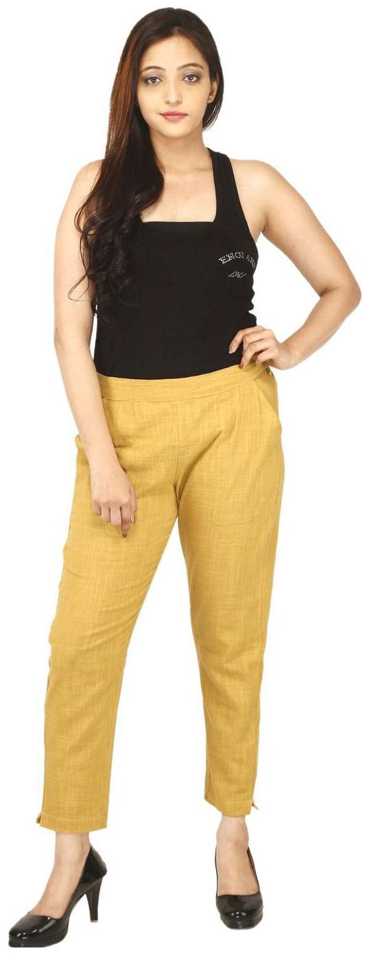

CHINMAYA Women Beige Regular fit Bootcut pants