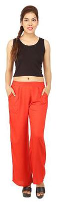 

CHINMAYA Regular Fit Women s Orange Palazzo