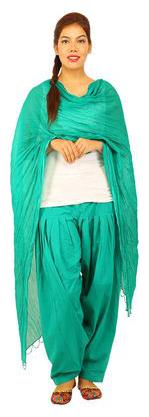

CHINMAYA Cotton Salwar - Green