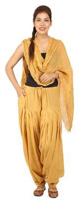 

CHINMAYA Cotton Salwar - Brown