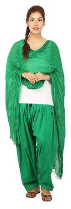 

CHINMAYA Cotton Churidar - Green