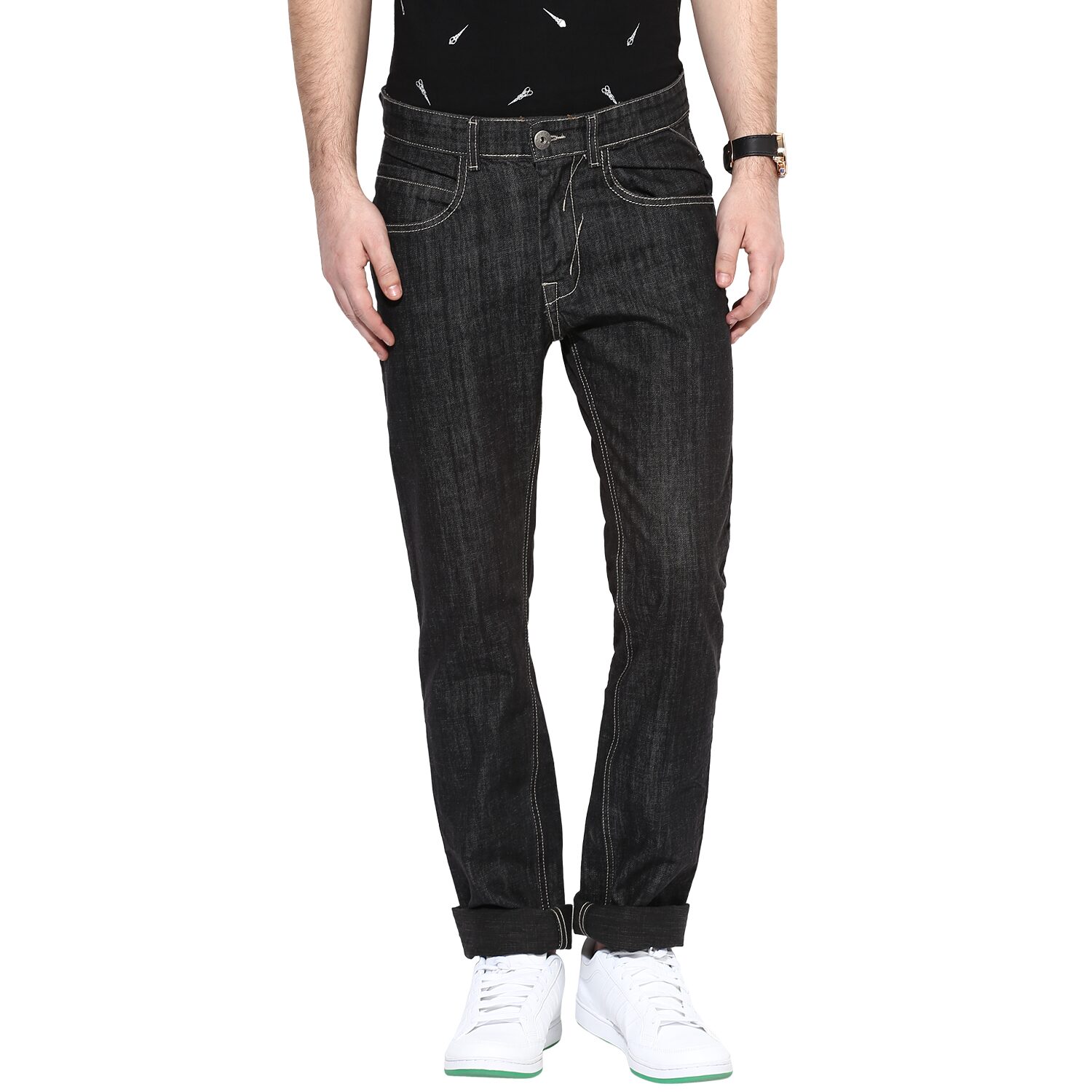 

Chlorophile Men Blue Regular Fit Jeans