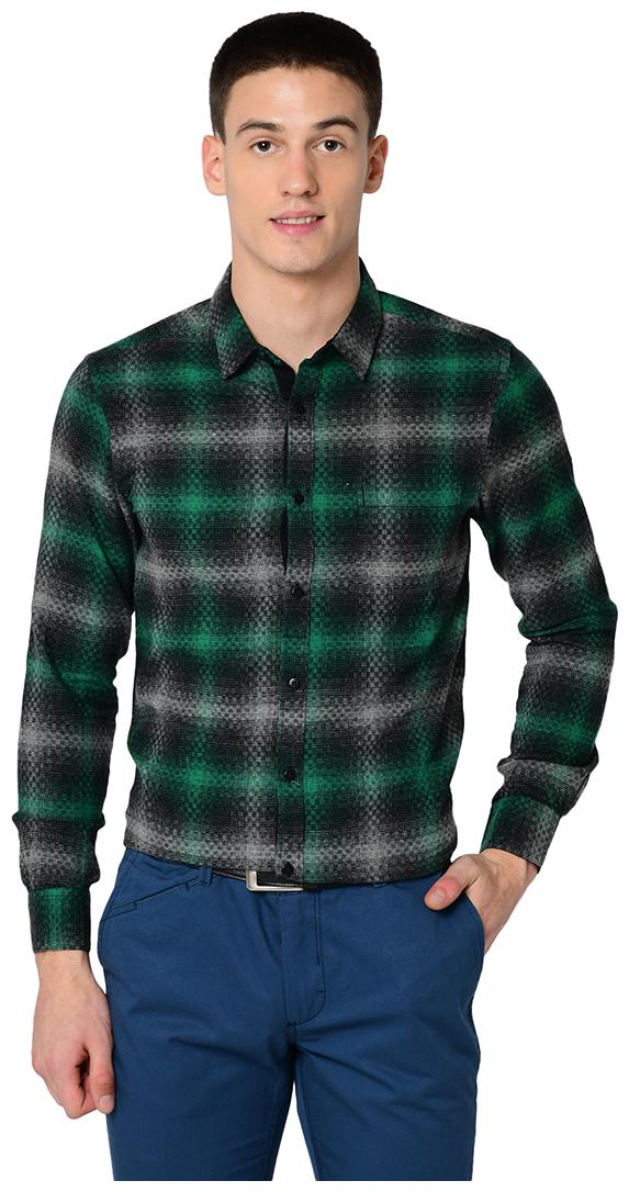 

Chlorophile Men Multi Checked Regular Fit Casual Shirt