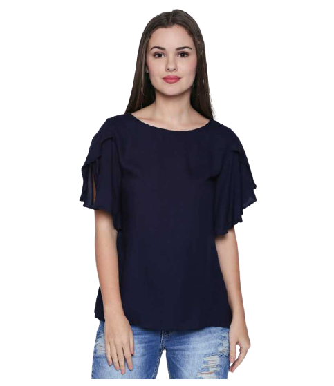 

Cifer Women Solid Regular top - Blue