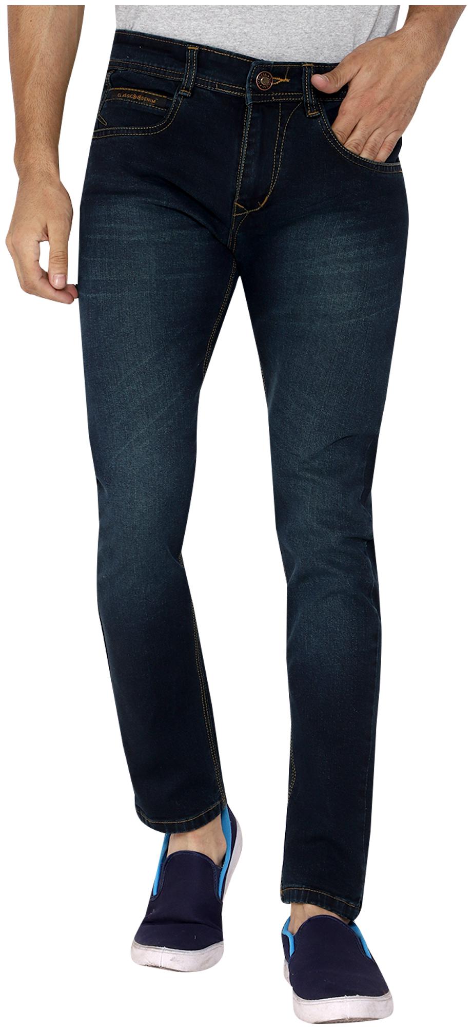 

Classic Denim Men Blue Slim Fit Jeans