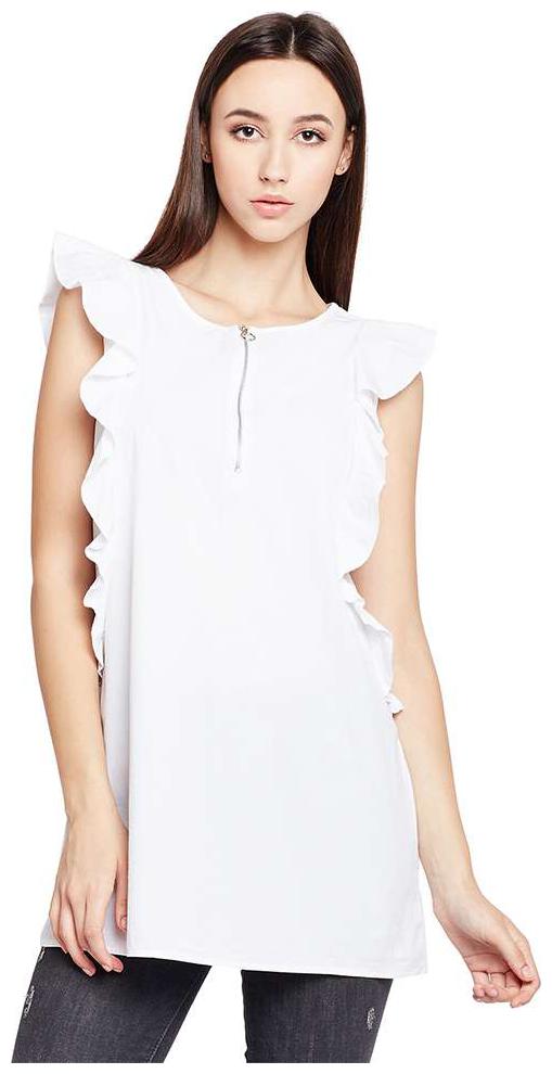 

Oxolloxo Women Printed A-line top - White
