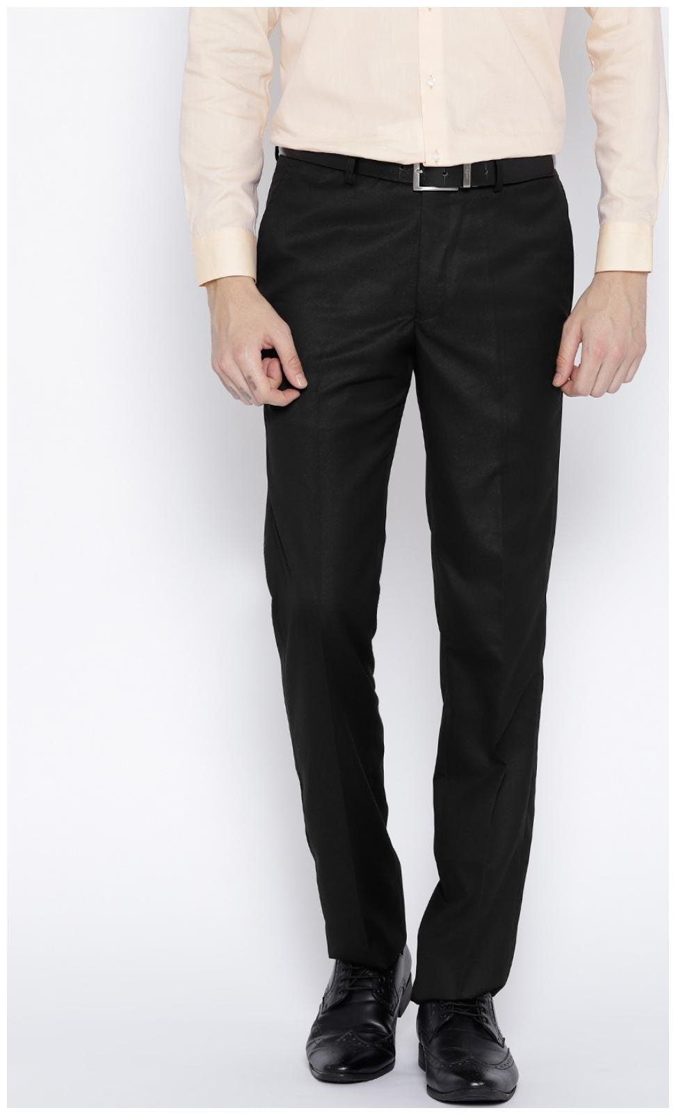 

CLASSIO Men Solid Slim Fit Formal Trouser - Black