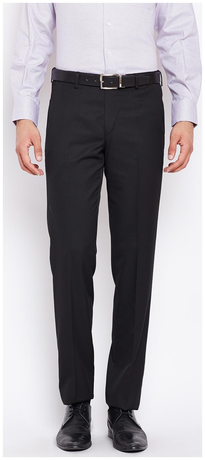 

CLASSIO Men Solid Slim Fit Formal Trouser - Black