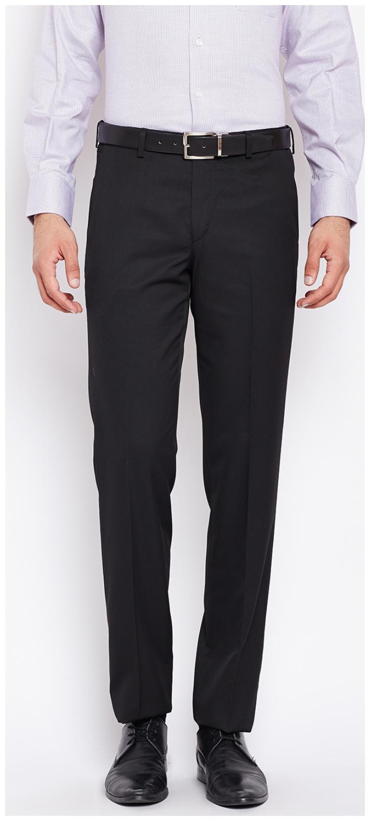 

CLASSIO Men Solid Slim Fit Formal Trouser - Black