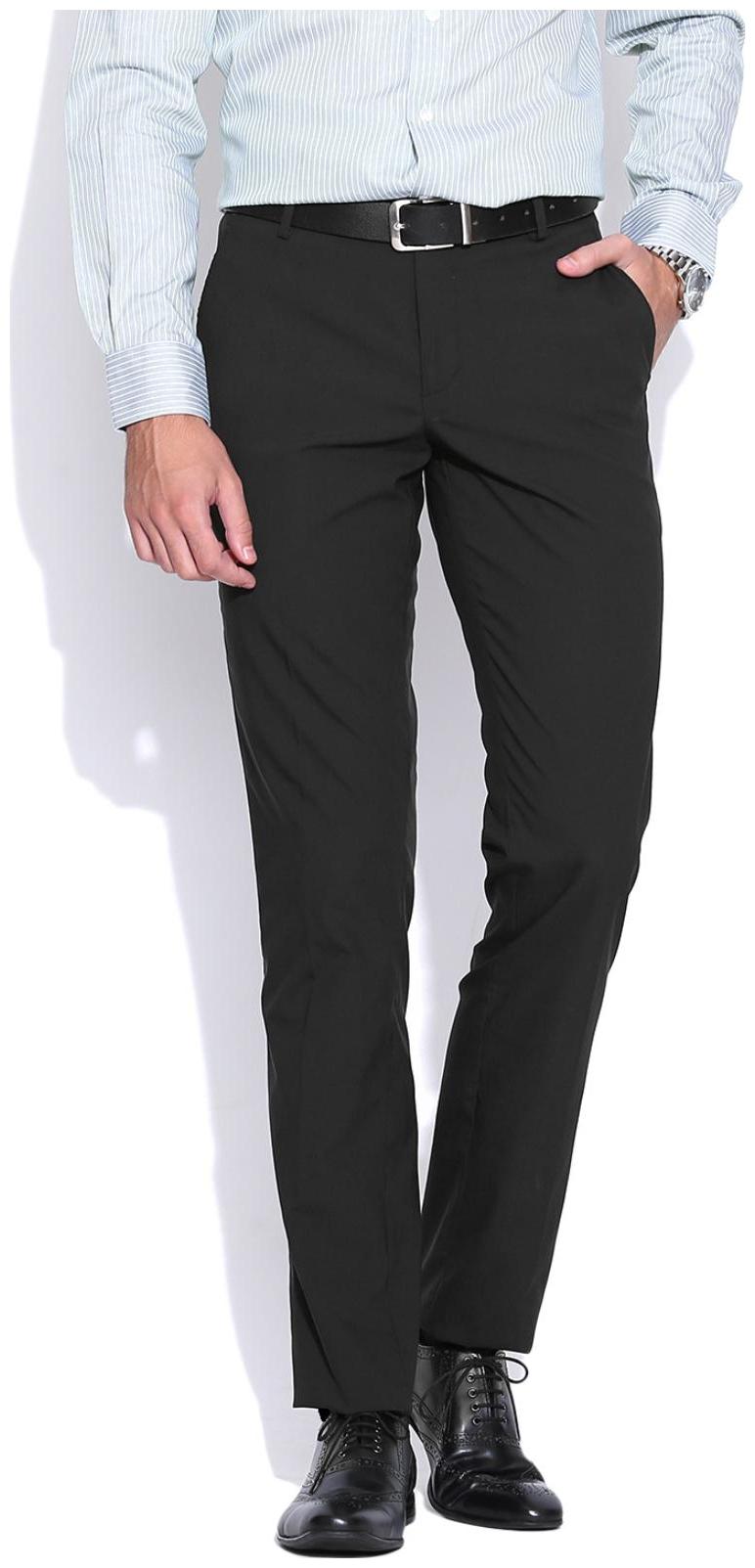 

CLASSIO Men Solid Regular Fit Formal Trouser - Black