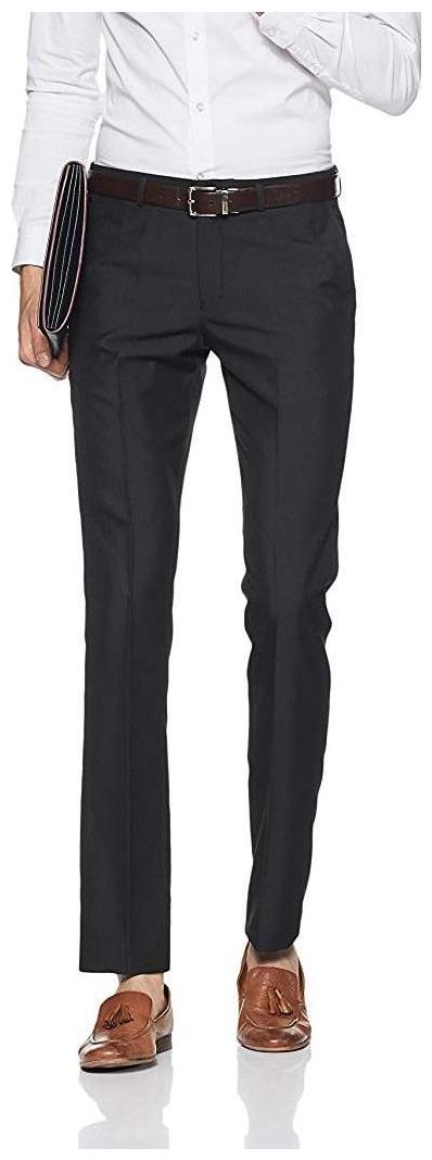 

CLASSIO Men Solid Slim Fit Formal Trouser - Black