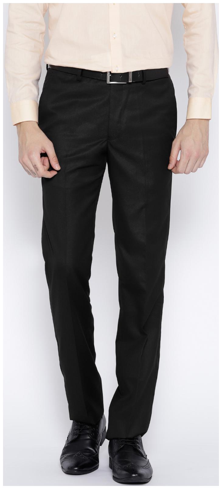 

CLASSIO Men Solid Slim Fit Formal Trouser - Black