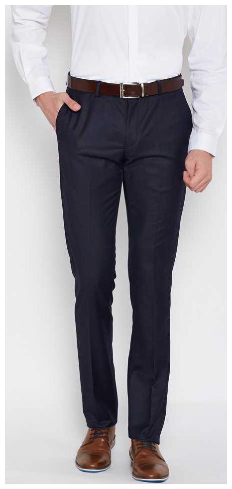 

CLASSIO Men Solid Slim Fit Formal Trouser - Blue