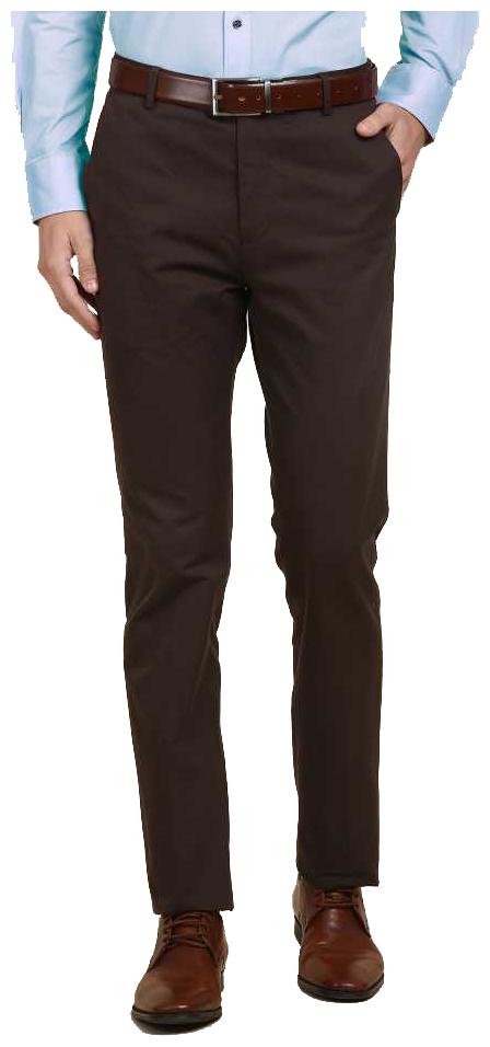 

CLASSIO FASHION Men Solid Slim Fit Formal Trouser - Brown