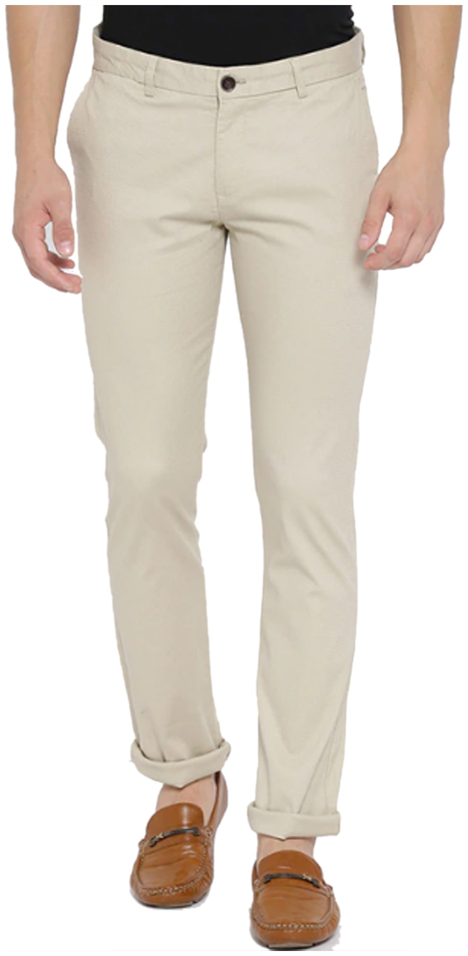 

CLASSIO FASHION Men s Cream Casual Trouser