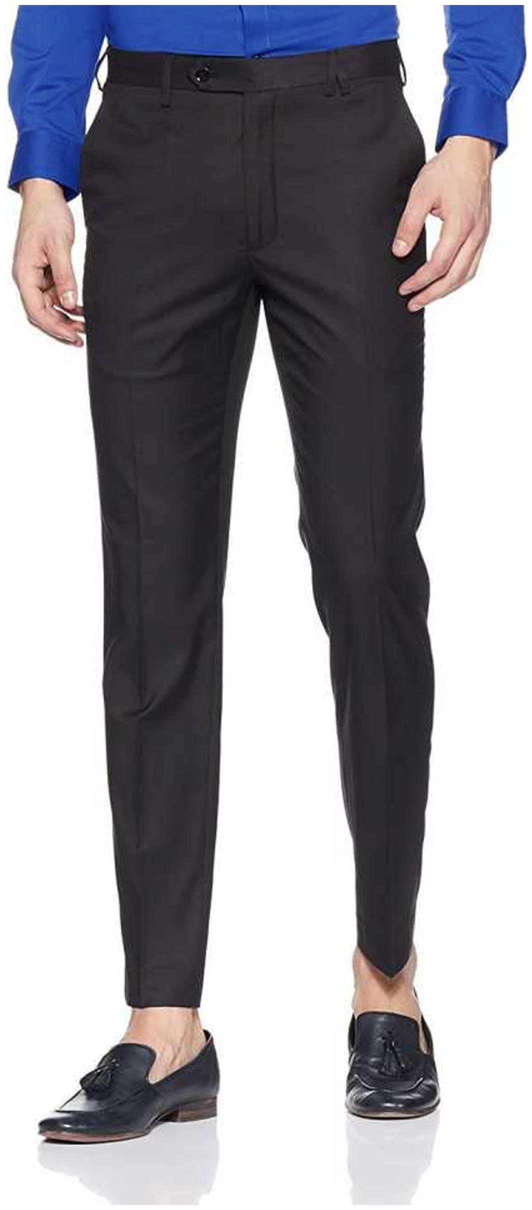 

CLASSIO FASHION Men Solid Slim Fit Formal Trouser - Black