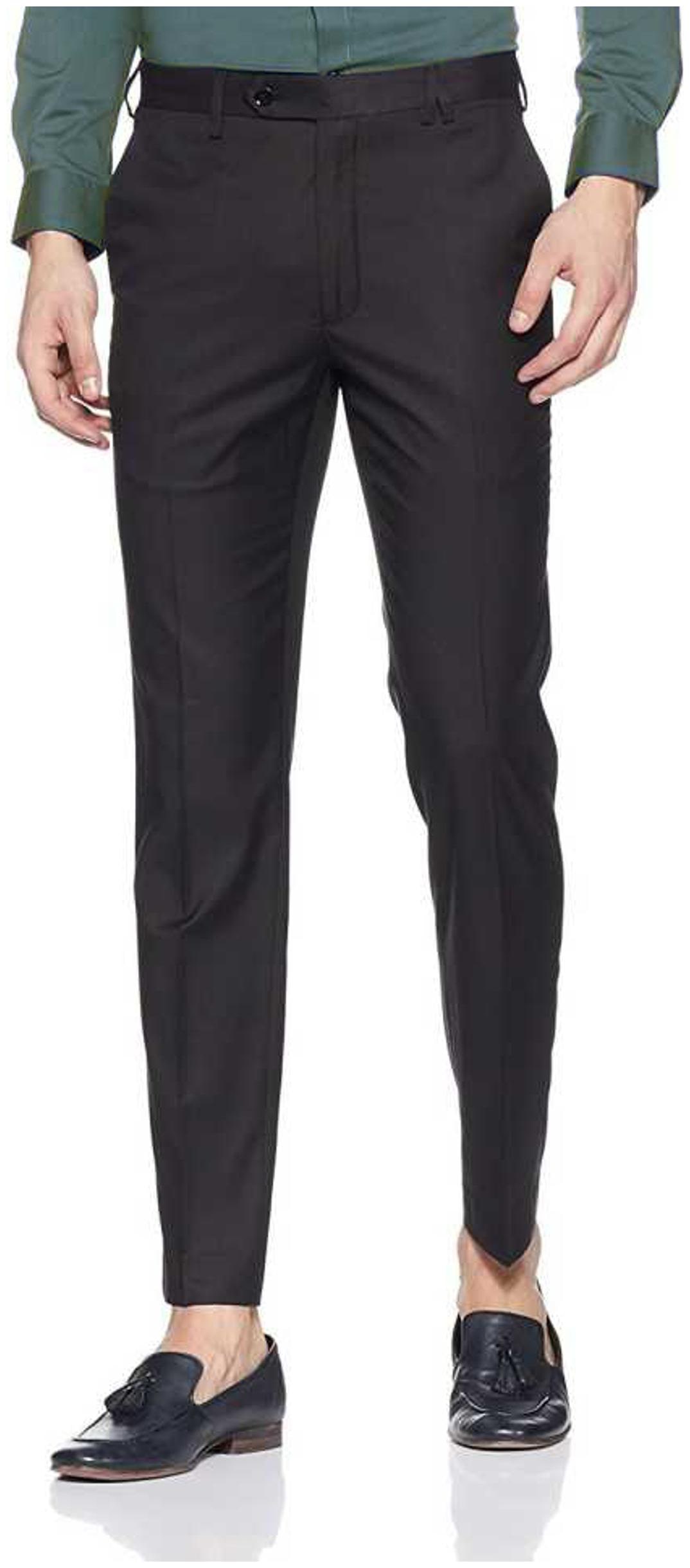 

CLASSIO FASHION Men Solid Slim Fit Formal Trouser - Black