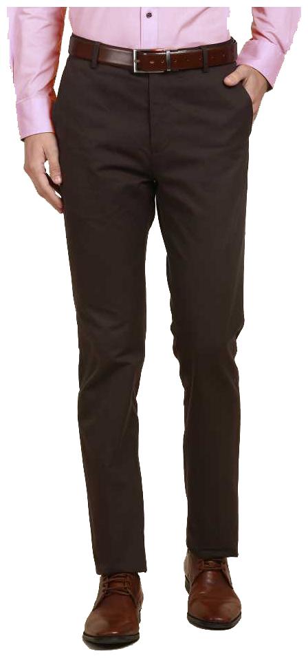 

CLASSIO FASHION Men Solid Slim Fit Formal Trouser - Brown