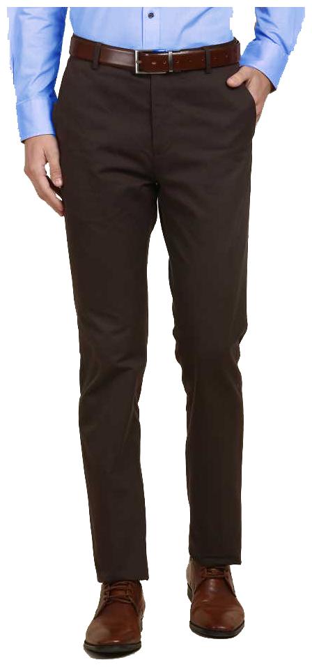 

CLASSIO FASHION Men Solid Slim Fit Formal Trouser - Brown