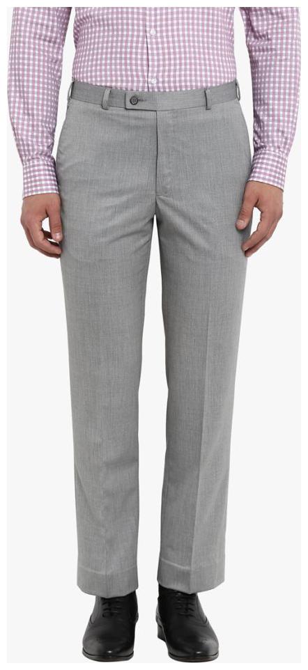 

CLASSIO Men Solid Slim Fit Formal Trouser - Grey