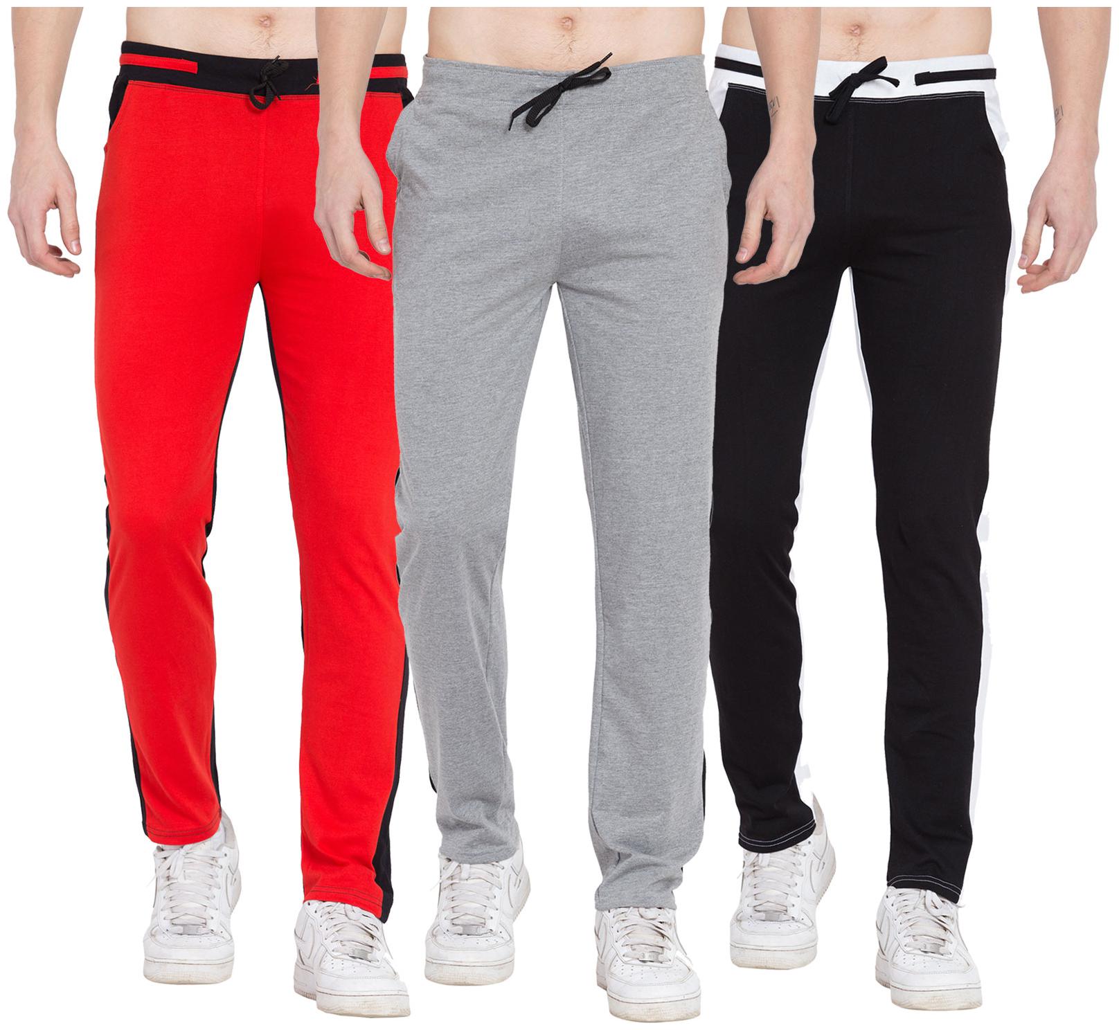 

Cliths Men Multi Solid Slim fit Track pants