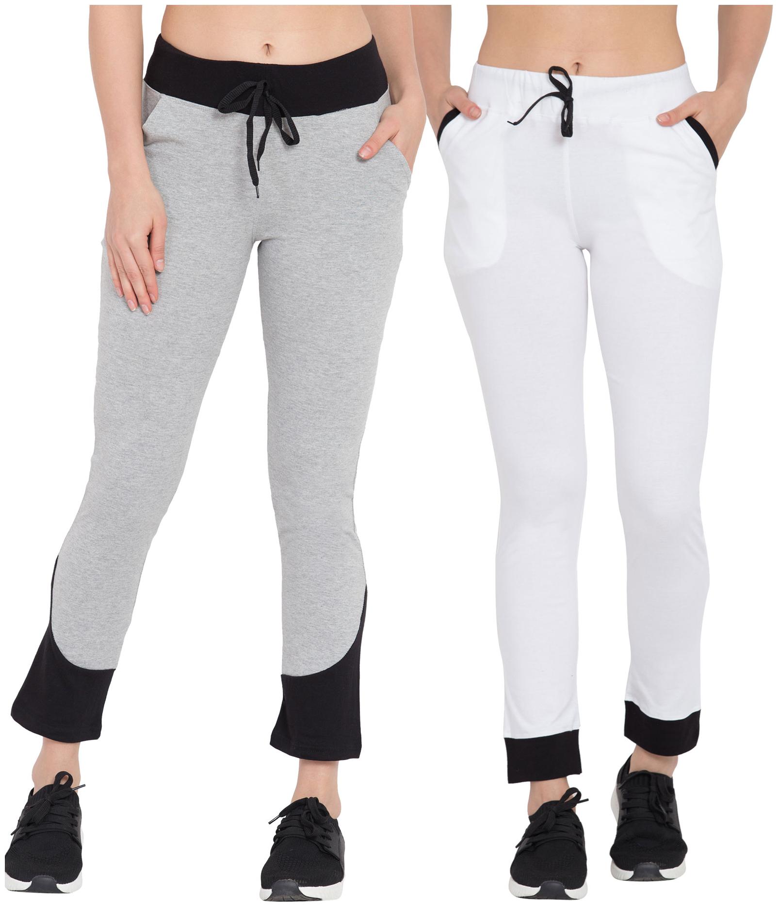 

Cliths Women Slim fit Cotton Self design Track pants - Multi