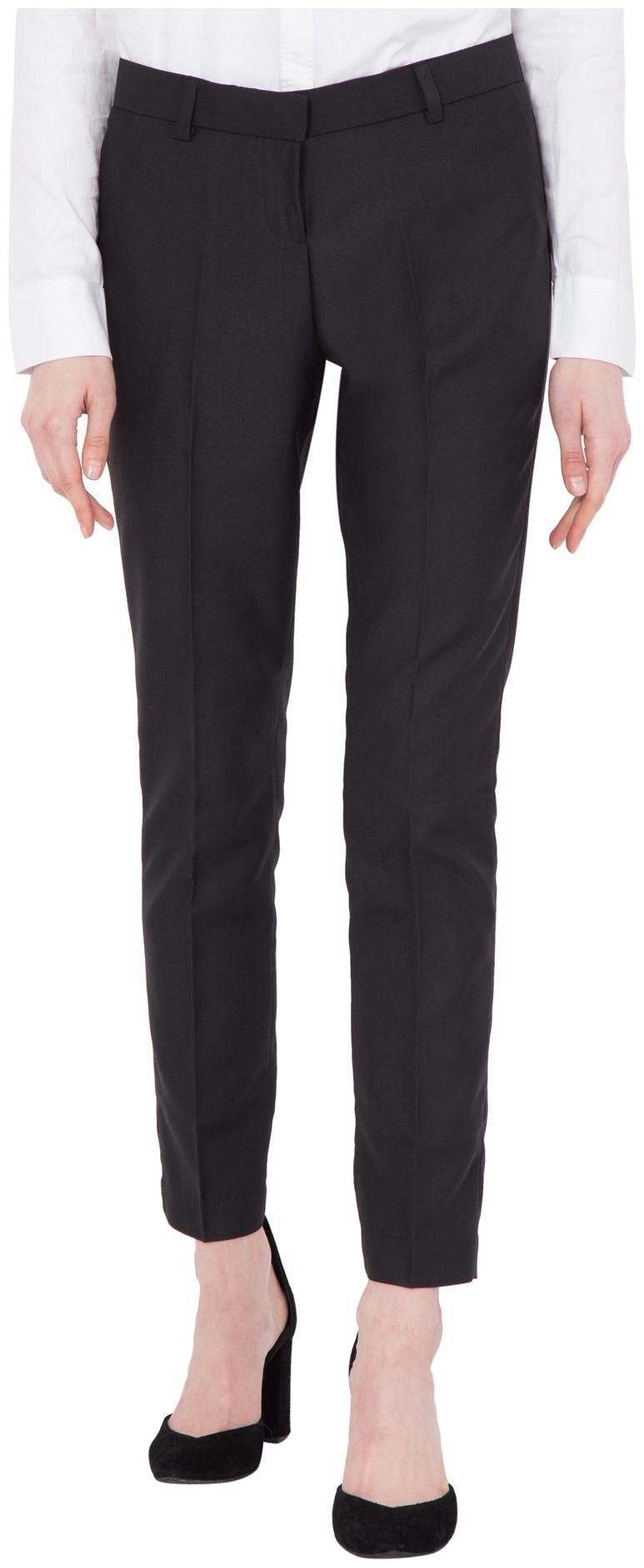 

Cliths Women Black Slim fit Regular trousers